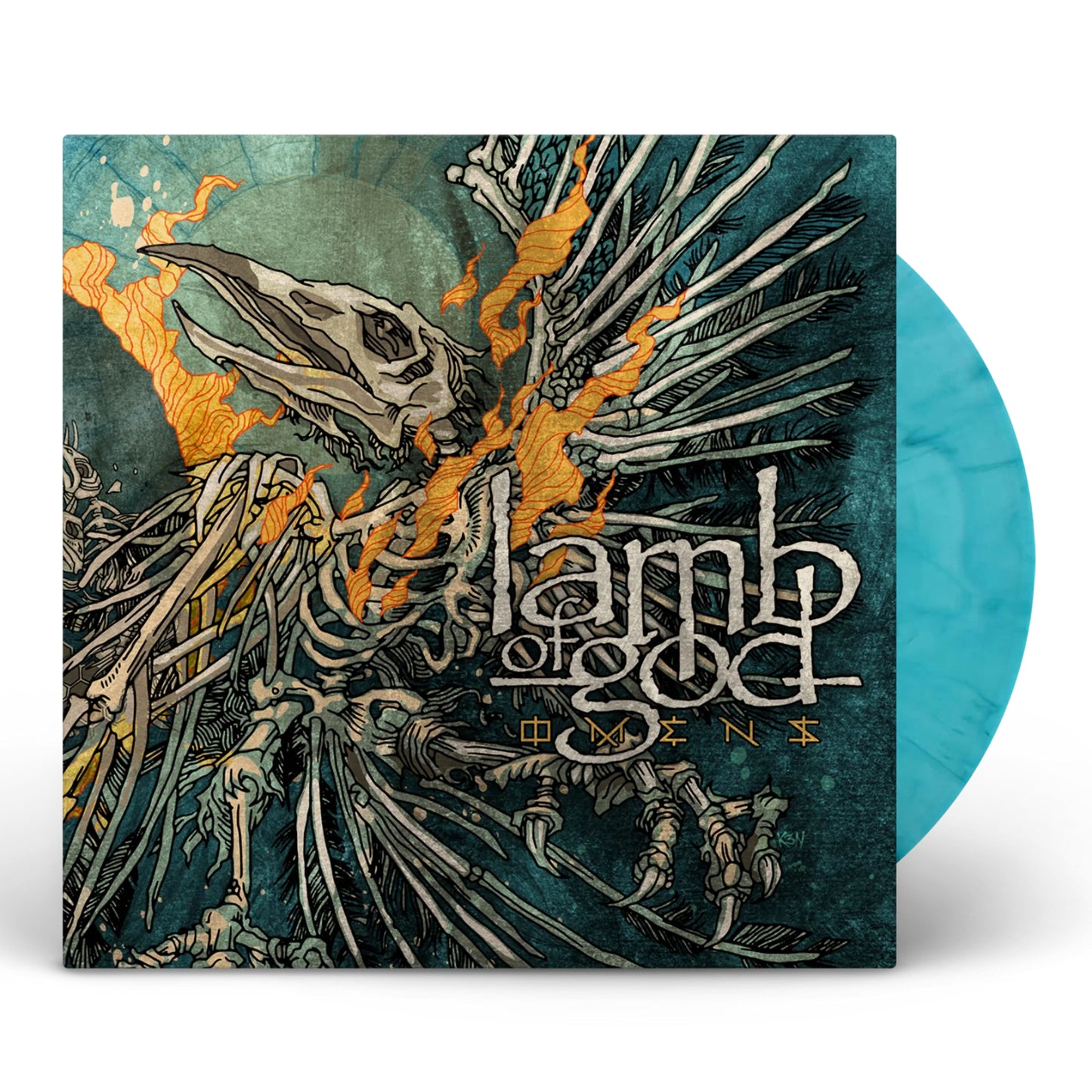 Lamb Of God Spotify Fans First Exclusive Vinyl Variant (Teal Marbled Vinyl)